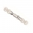 White gold clasp for necklace with diamond